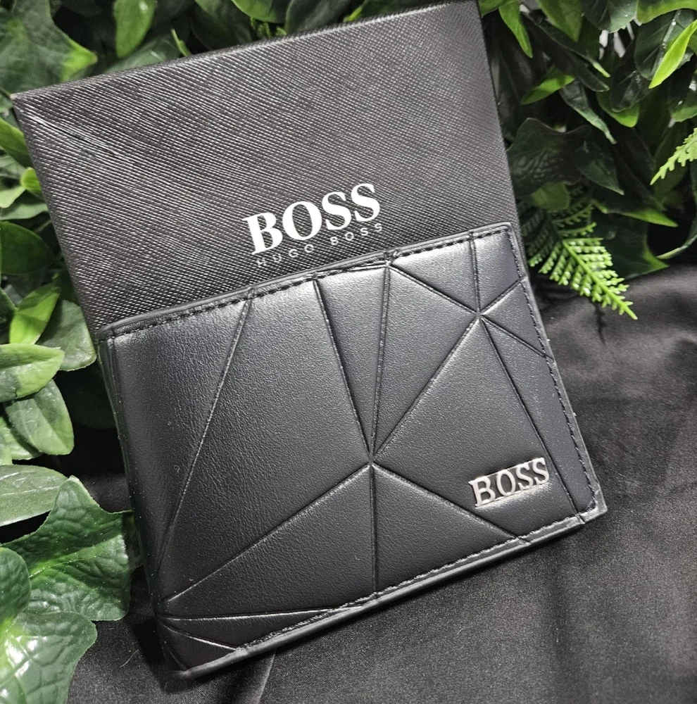 BOSS Black Leather Wallet